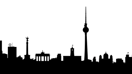 Silhouette von Berlin